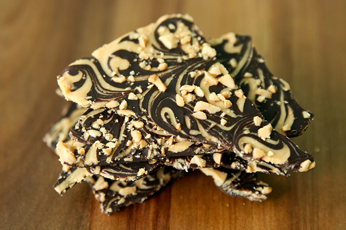 Chocolate Peanut Butter Bark | Baker vs. Runner