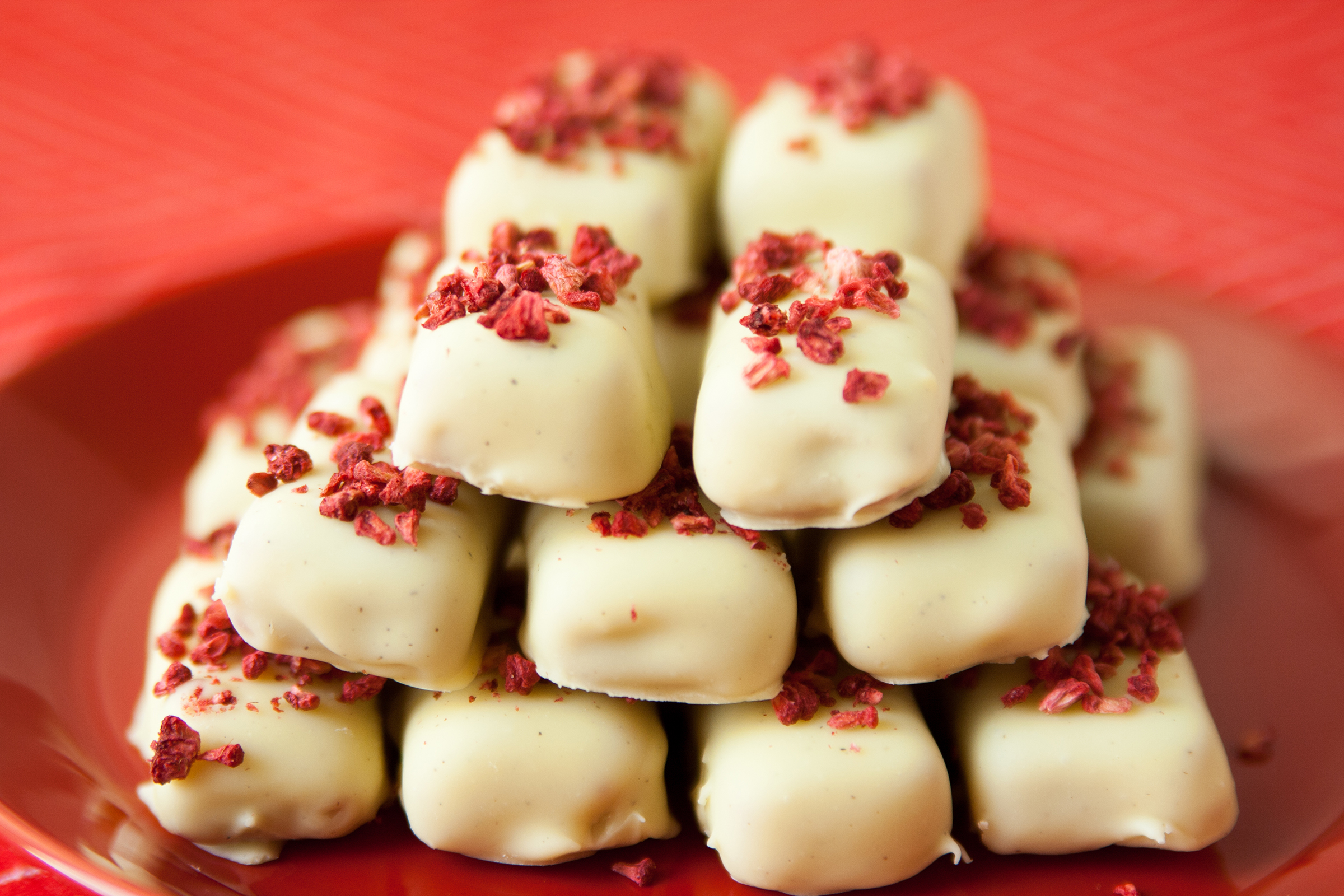 Hallonkola med vit choklad | Baker vs. Runner