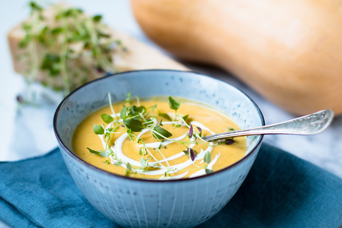 Butternut Squash Parmesan Soup | Baker vs. Runner