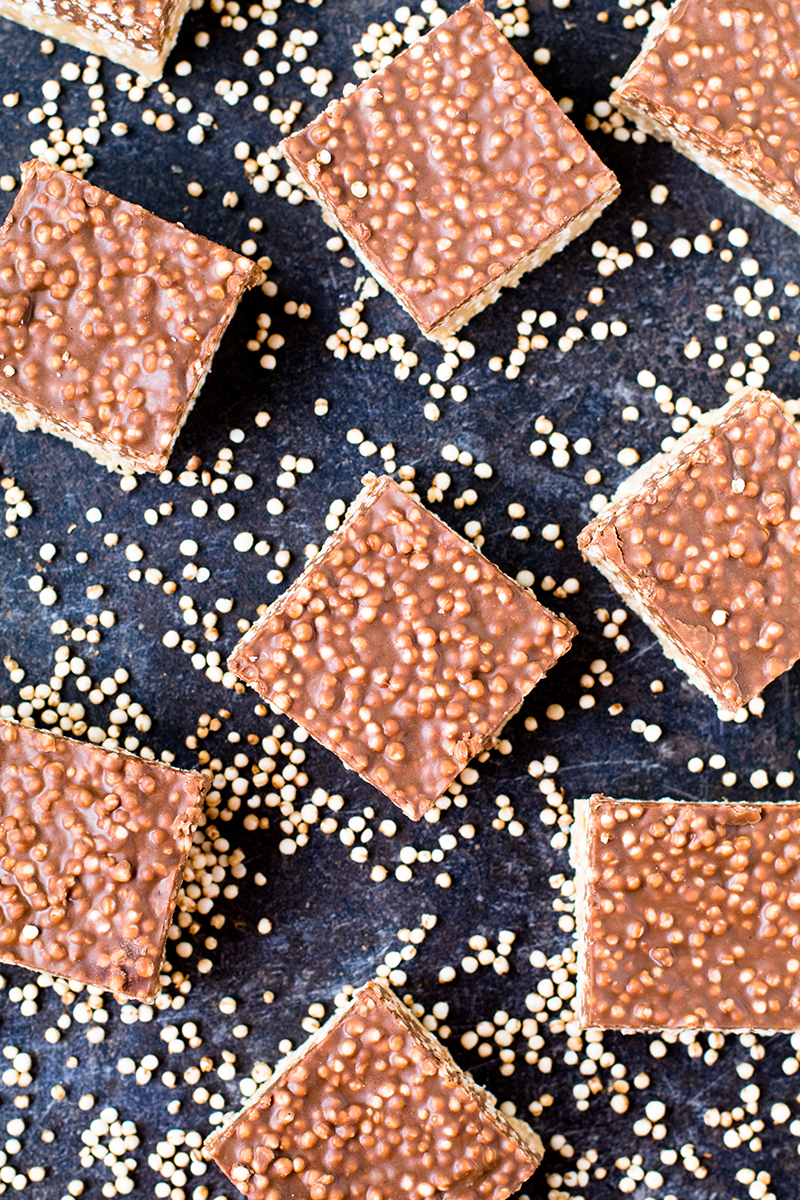 Puffy Chocolate Peanut Butter Fudge Bars | Baker vs. Runner