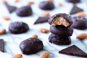 Salty Almond Butter Bites